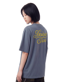 KNOWONE VINE TEE ASH BLUE