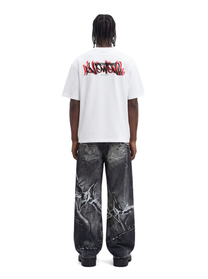 KNOWONE SPRAY ART TEE WHITE