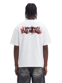KNOWONE SPRAY ART TEE WHITE