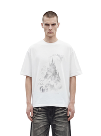KNOWONE MEDIEVAL CASTLE TEE WHITE