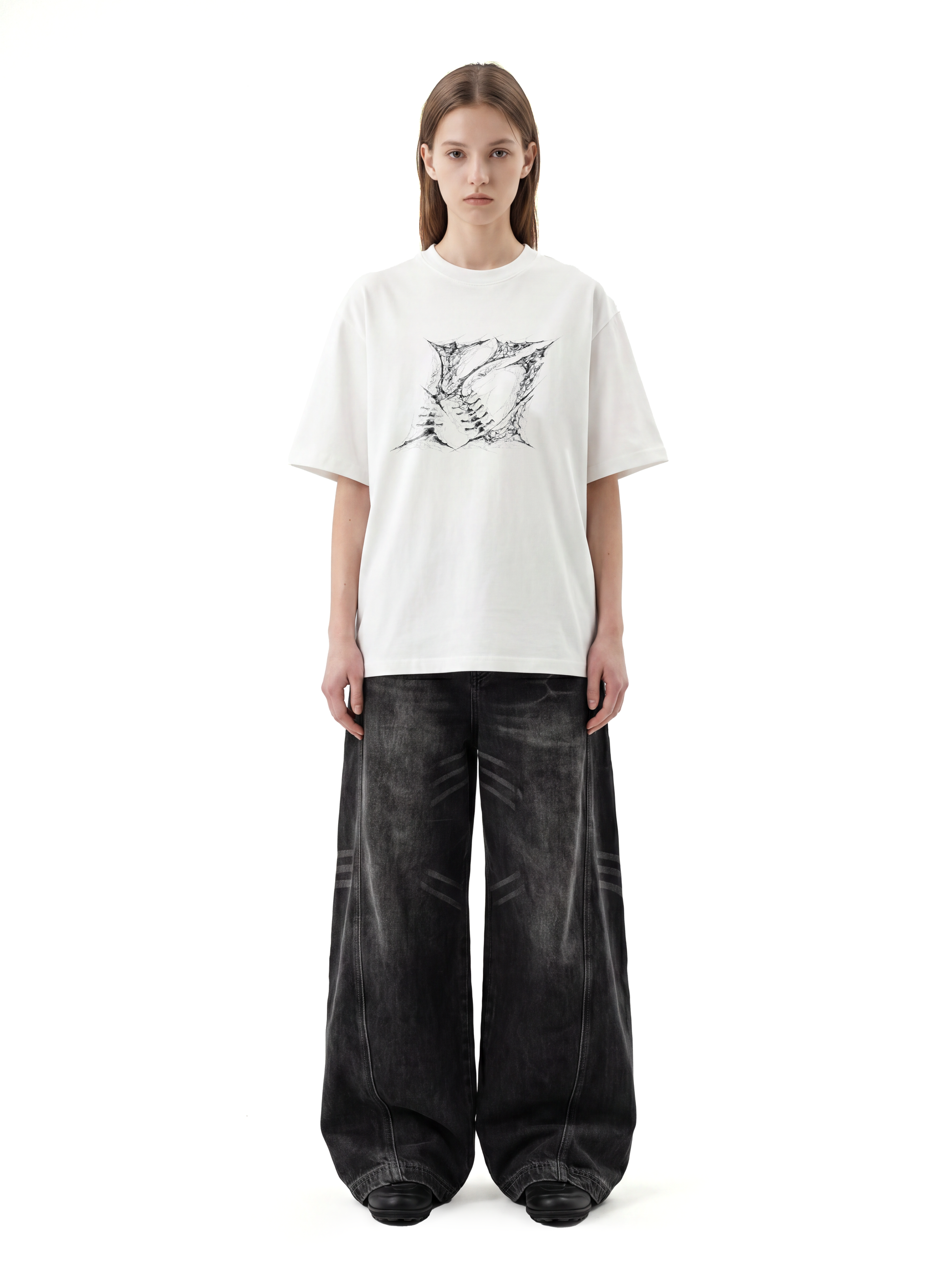 KNOWONE MARROW TEE WHITE