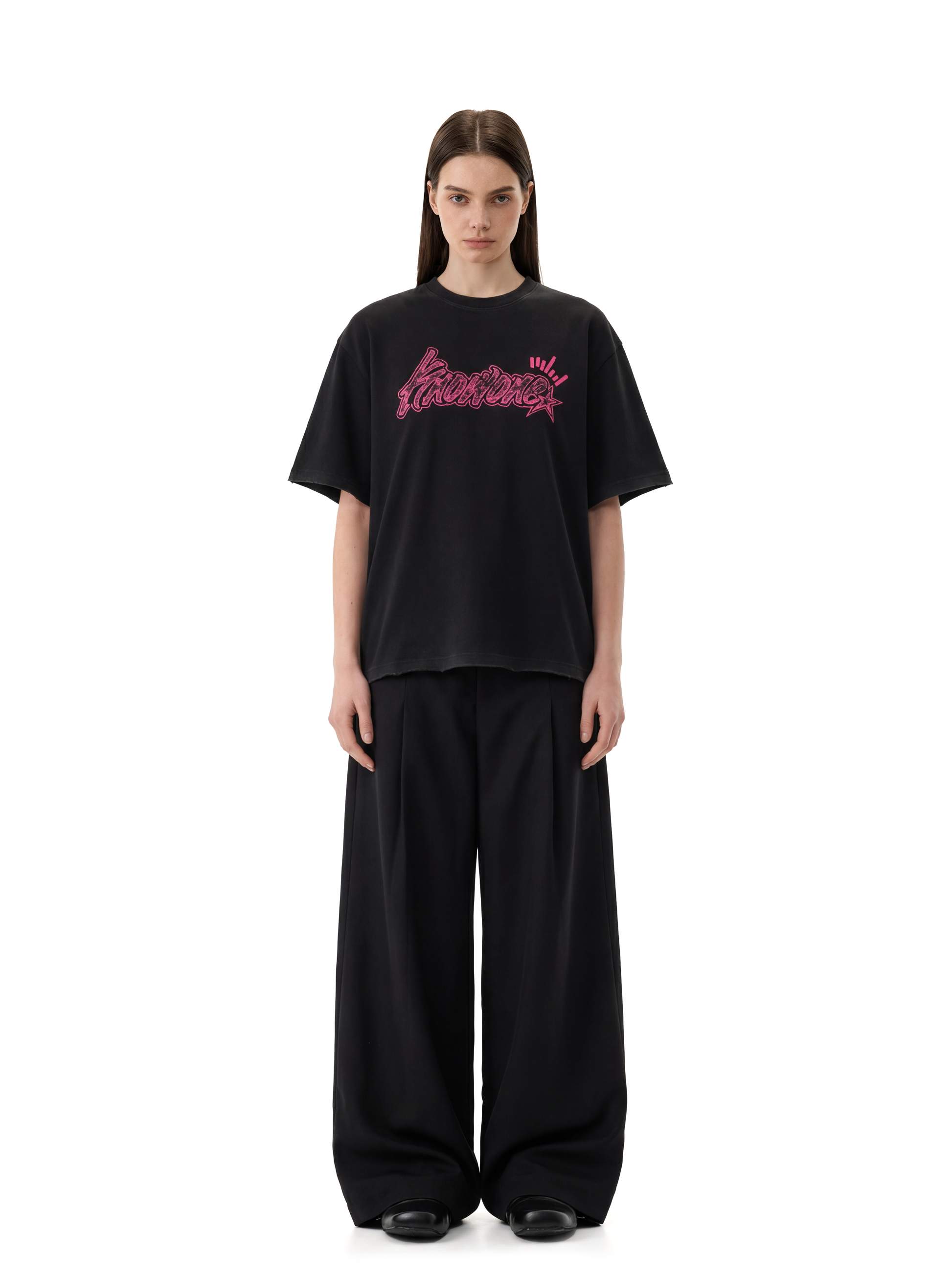 KNOWONE GRAFFITI TEE BLACK