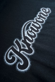 KNOWONE SNAKE EMBOSSED LOGO TEE BLACK MAMBA