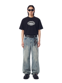 KNOWONE LIPS TEE BLACK