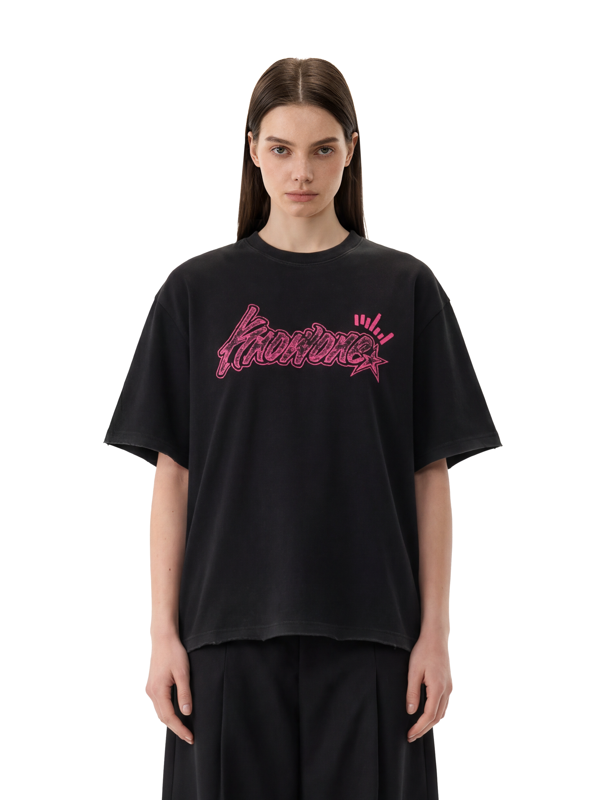 KNOWONE GRAFFITI TEE BLACK