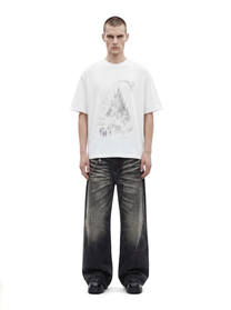 KNOWONE MEDIEVAL CASTLE TEE WHITE