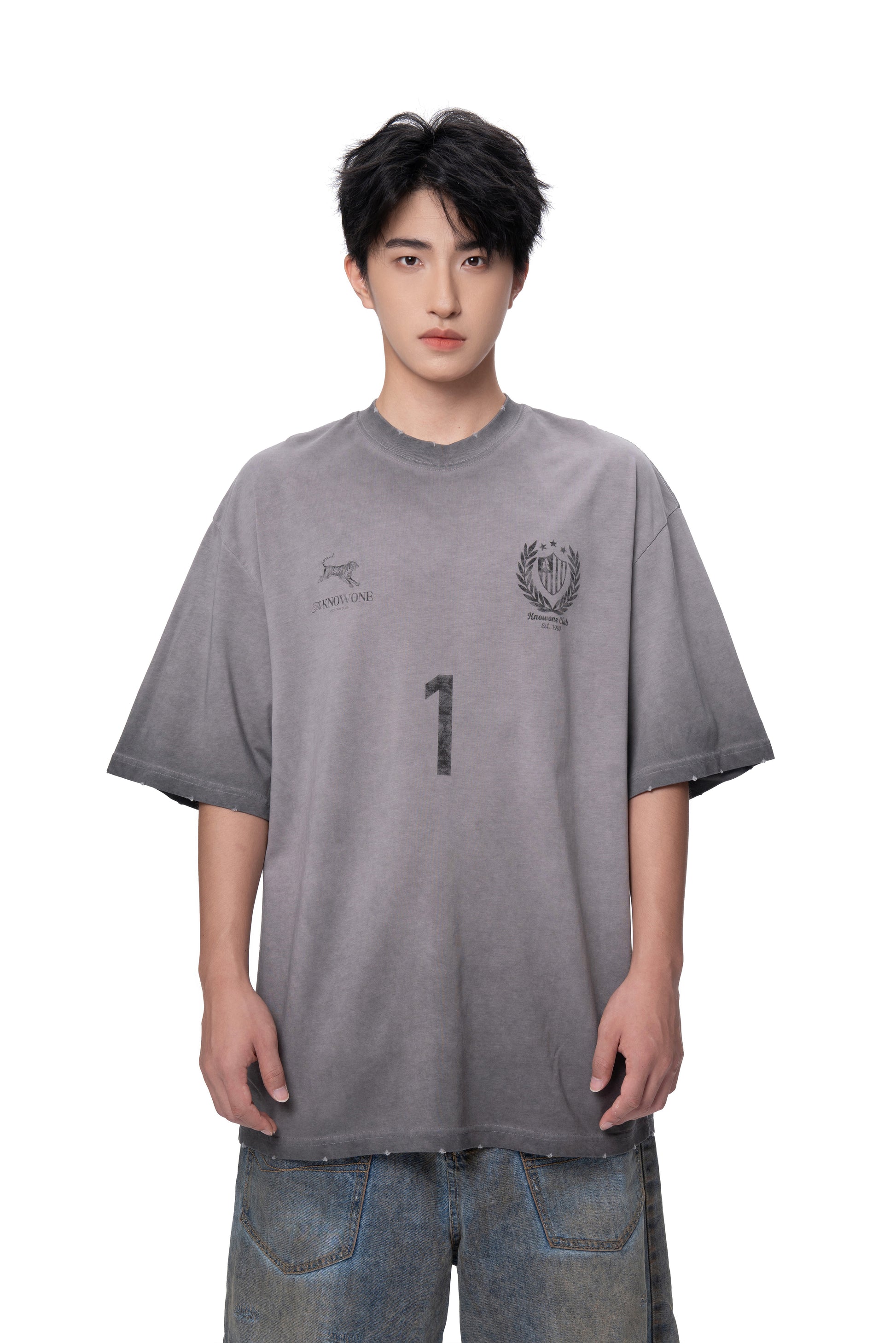 KNOWONE FOOTBALL CLUB TEE GREY