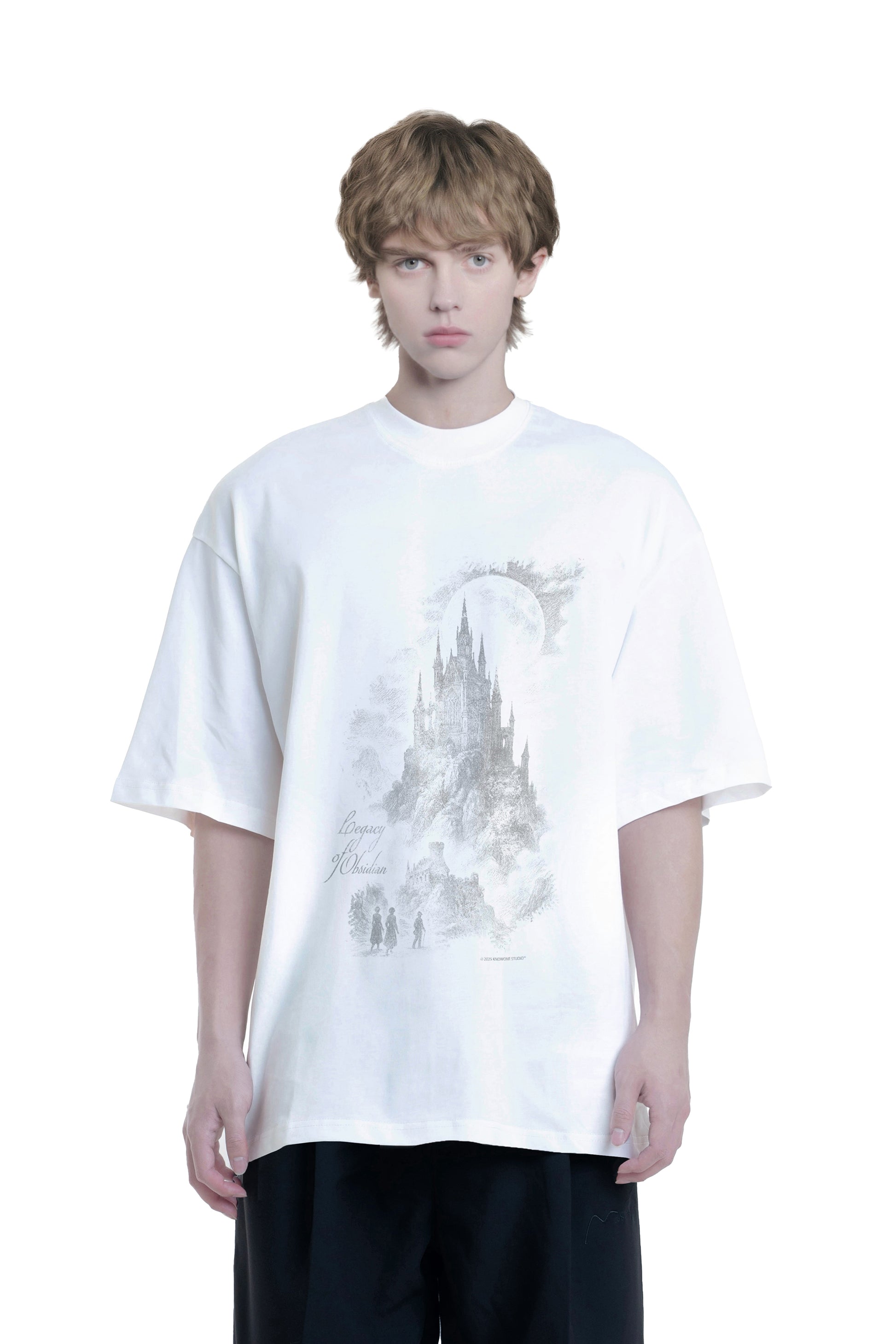 KNOWONE MEDIEVAL CASTLE TEE WHITE