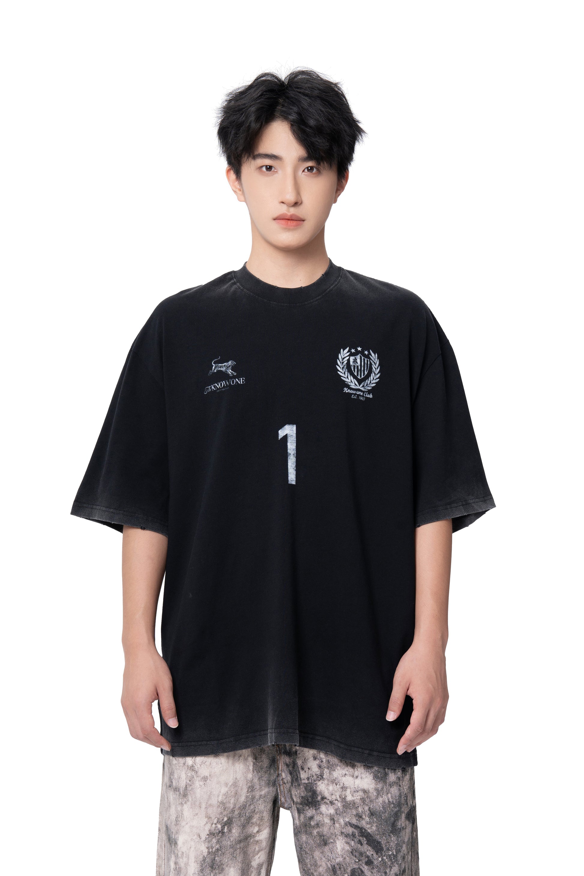 KNOWONE FOOTBALL CLUB TEE BLACK