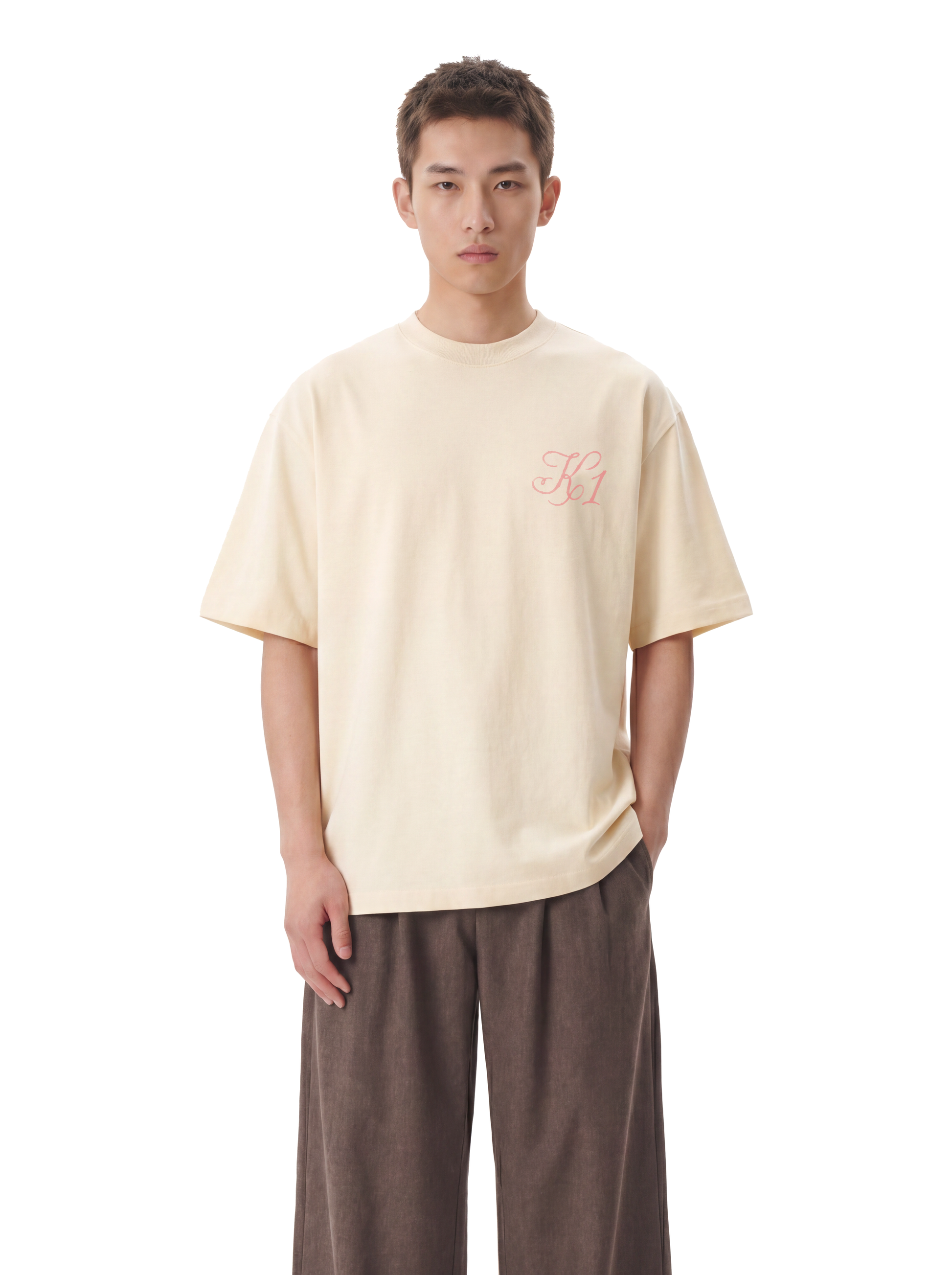 KNOWONE VINE TEE BEIGE