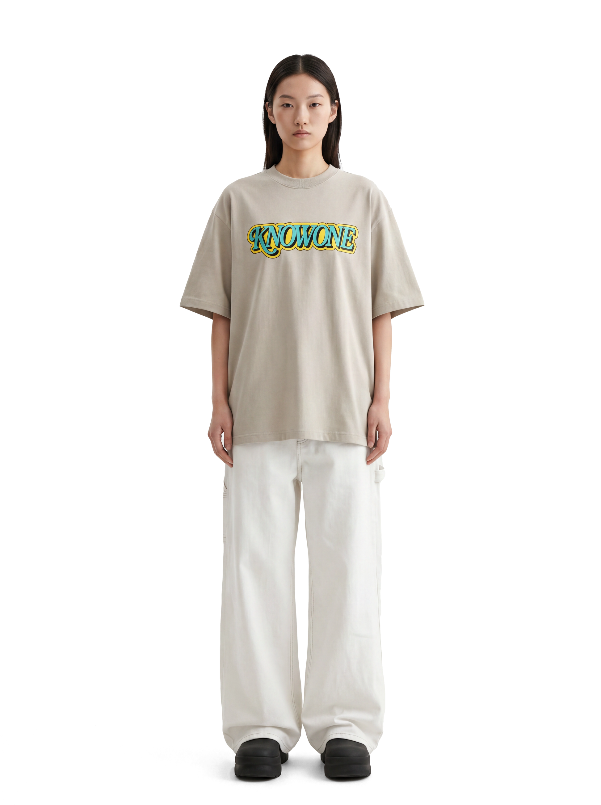 KNOWONE NEON POP TEE WHEAT