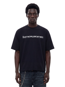 KNOWONE SIGNAL DISTORTION TEE BLACK