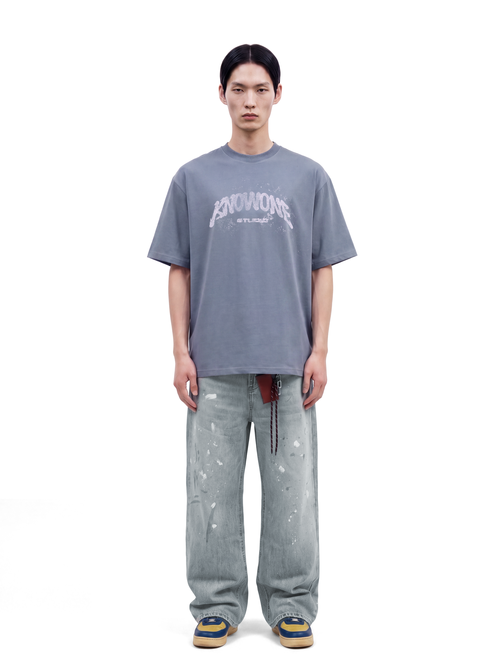 KNOWONE SPLASH TEE ASH BLUE
