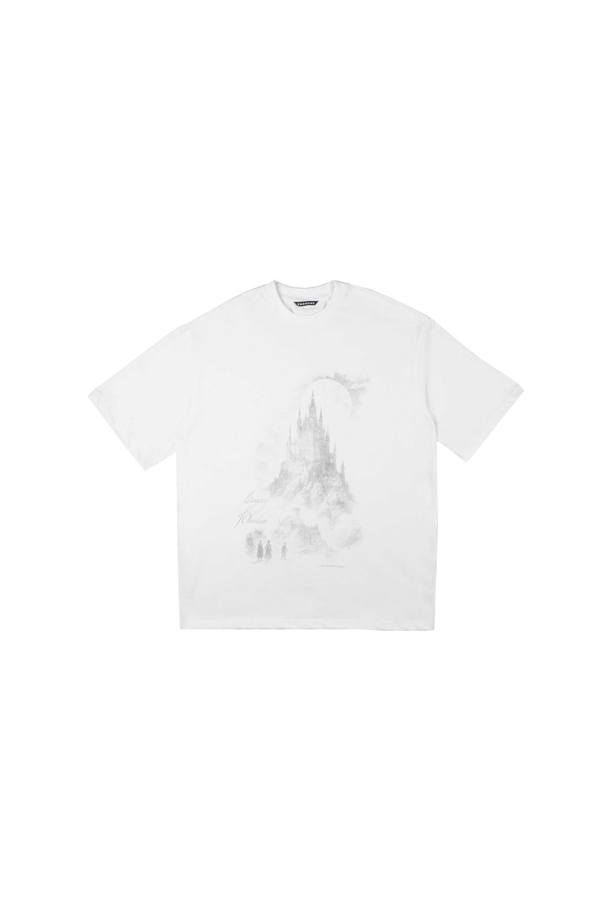 KNOWONE MEDIEVAL CASTLE TEE WHITE