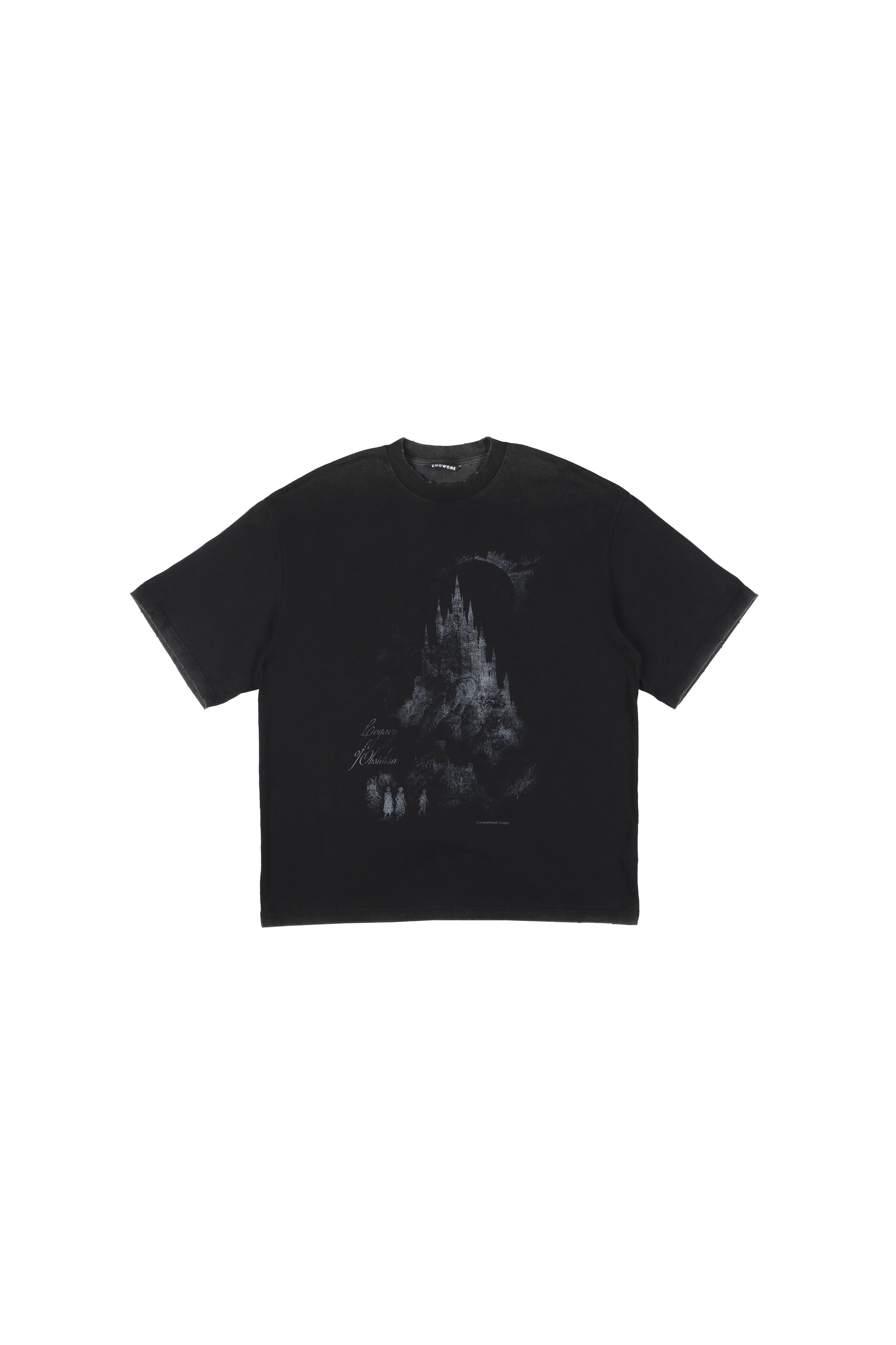 KNOWONE MEDIEVAL CASTLE TEE BLACK