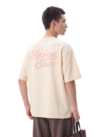 KNOWONE VINE TEE BEIGE