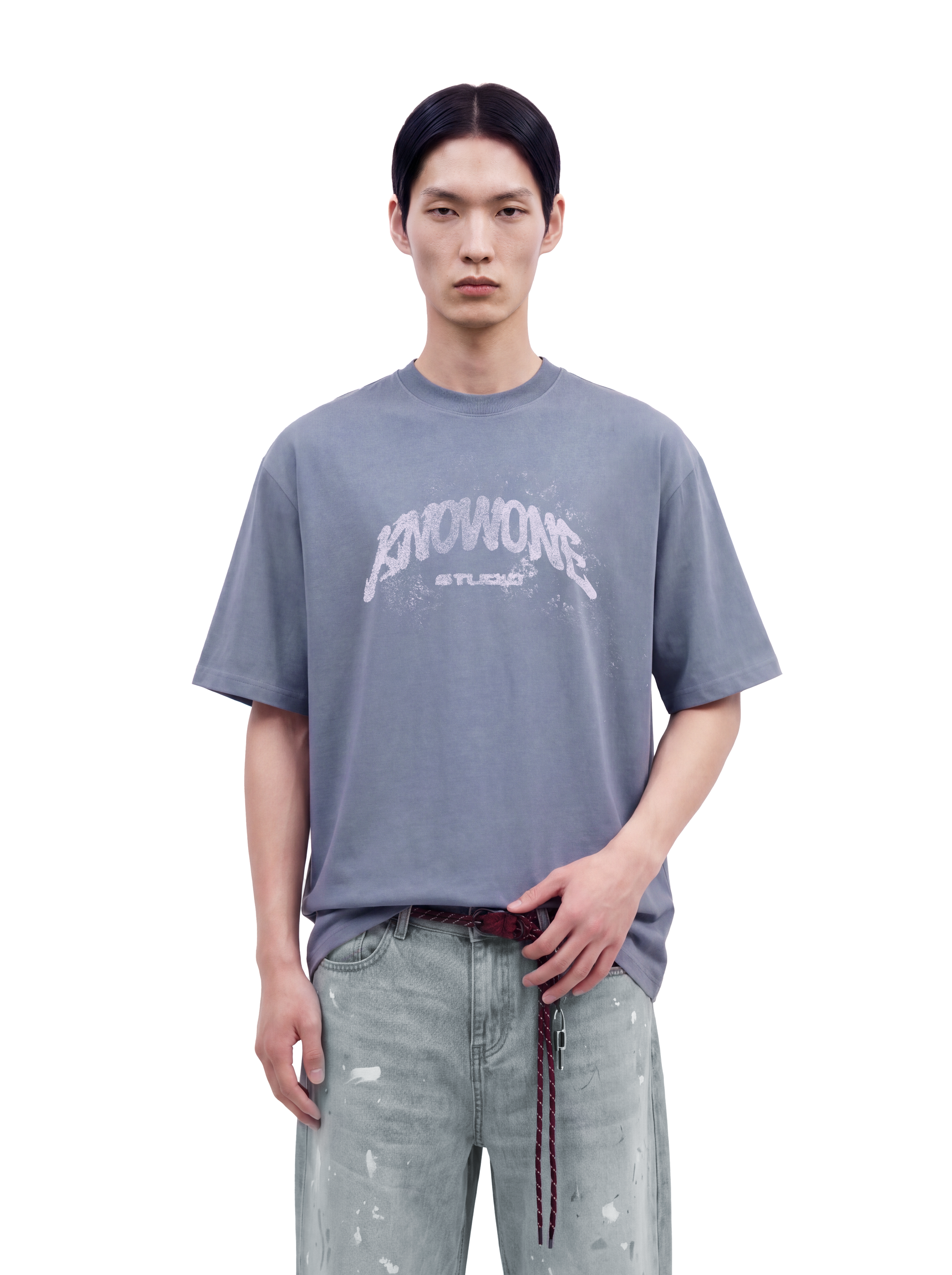 KNOWONE SPLASH TEE ASH BLUE