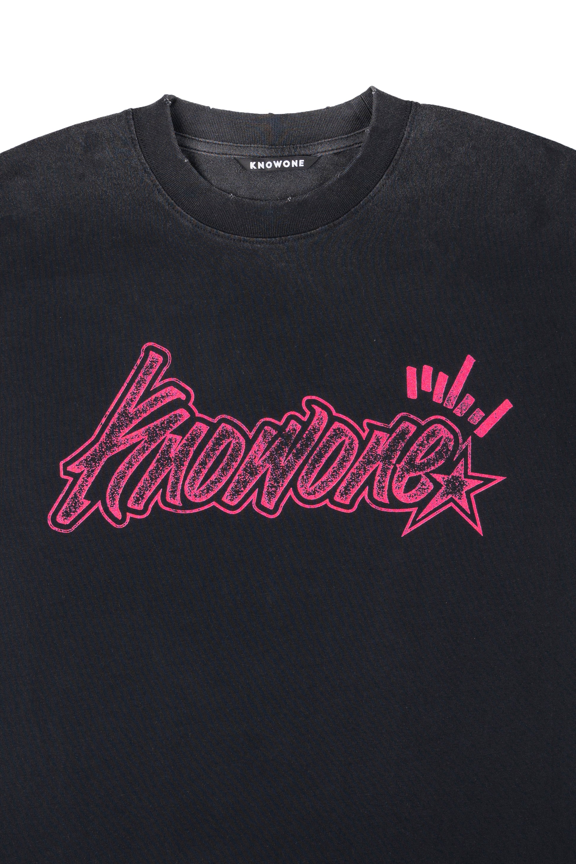 KNOWONE GRAFFITI TEE BLACK