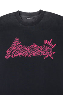 KNOWONE GRAFFITI TEE BLACK