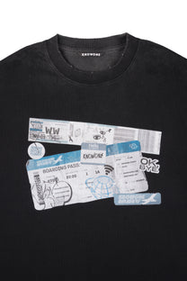 KNOWONE ITINERARY TEE BLACK