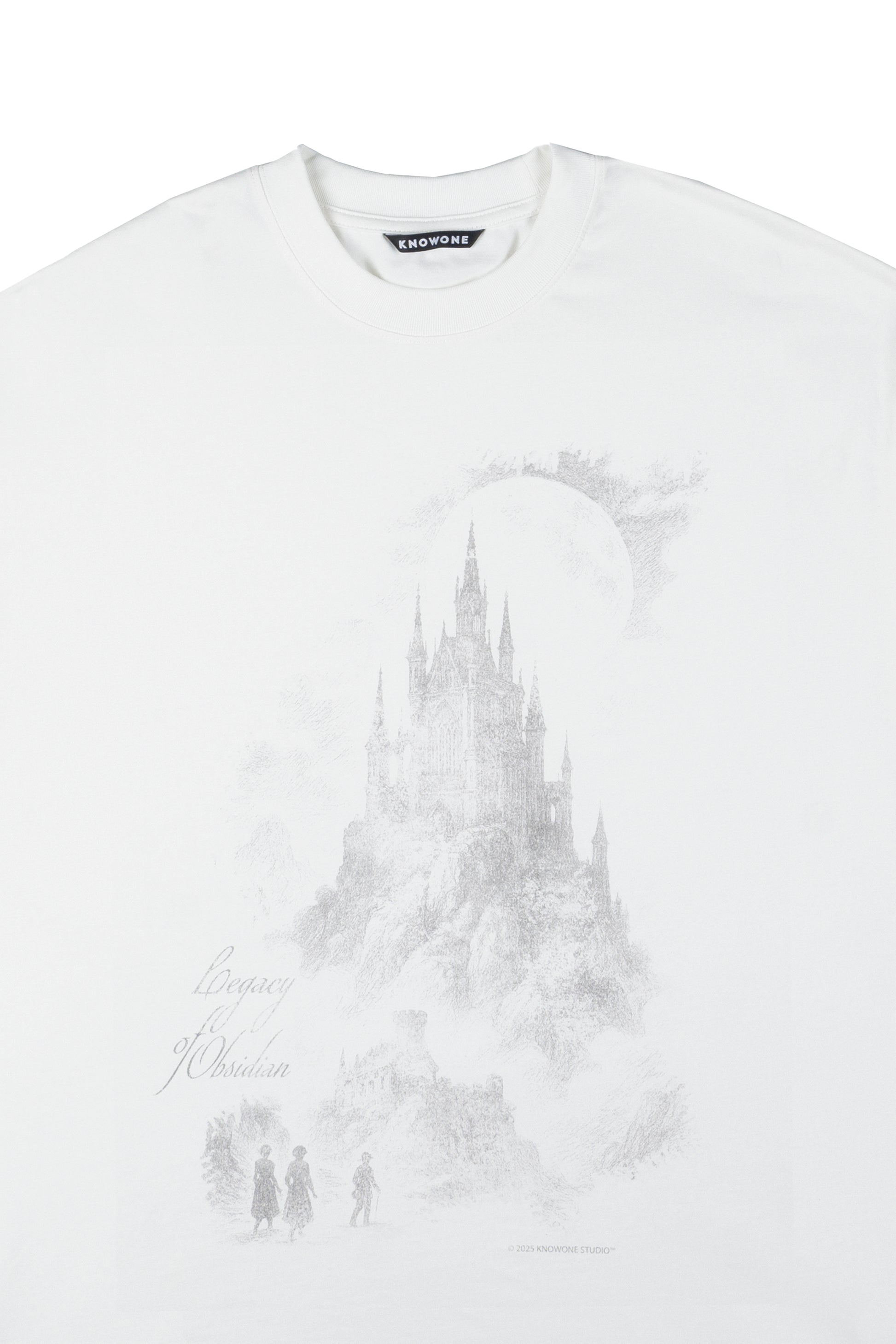 KNOWONE MEDIEVAL CASTLE TEE WHITE