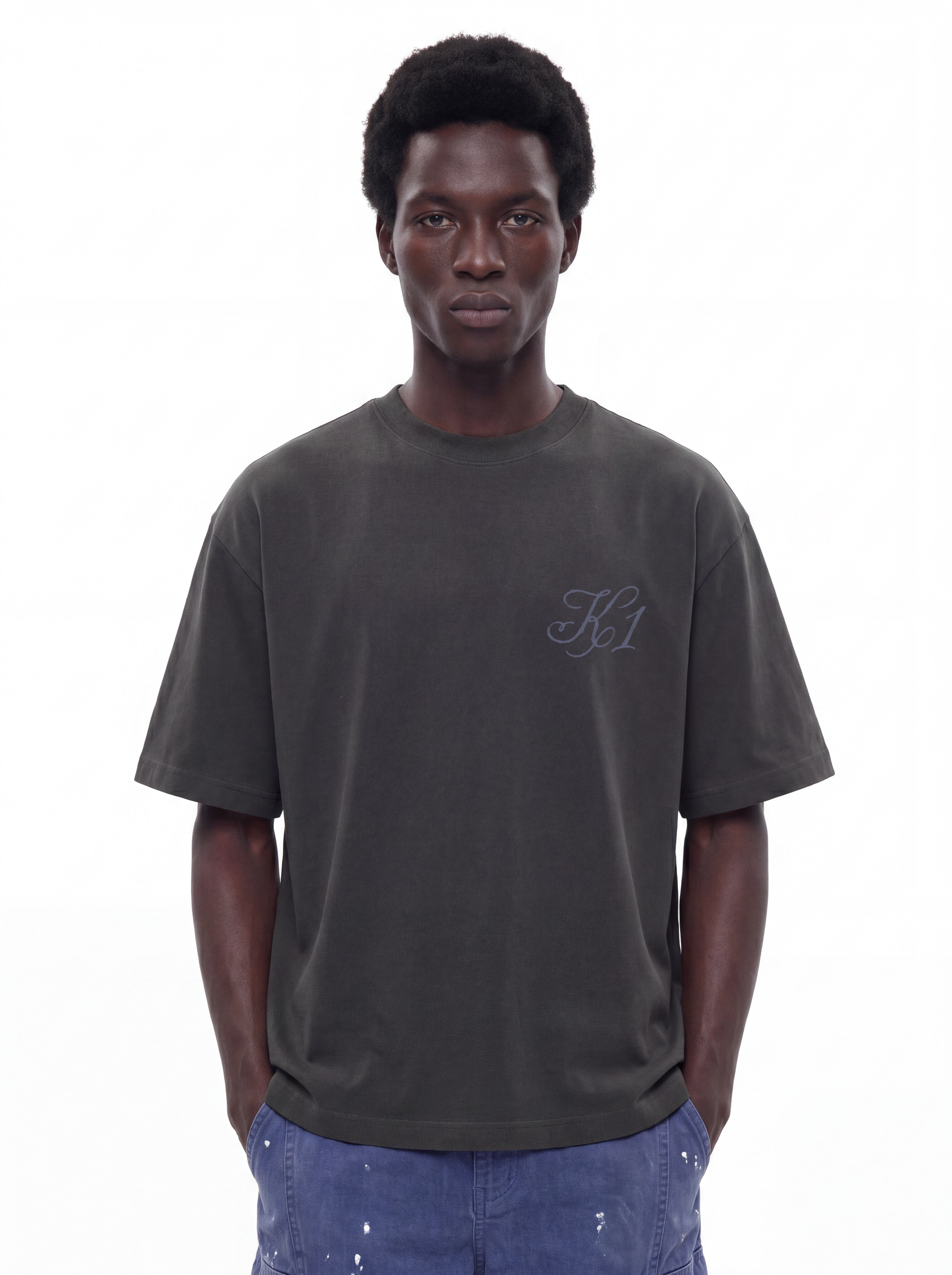 KNOWONE VINE TEE DARK GRAY