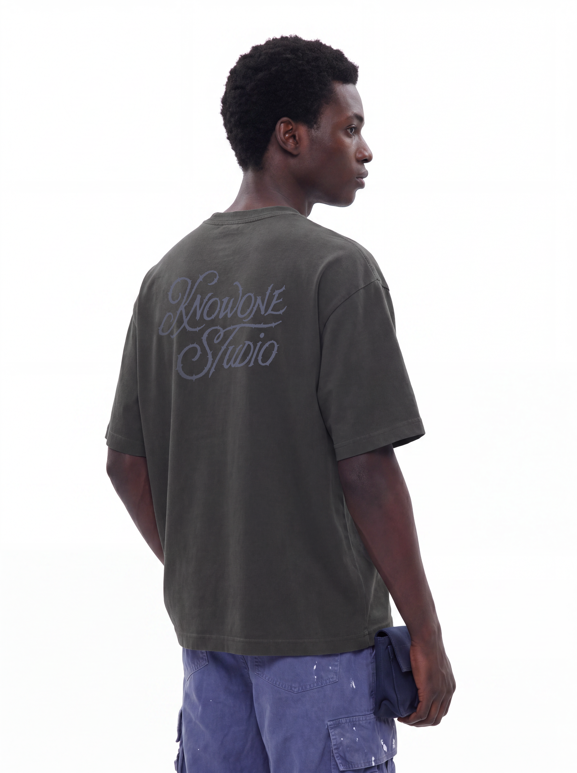 KNOWONE VINE TEE DARK GRAY