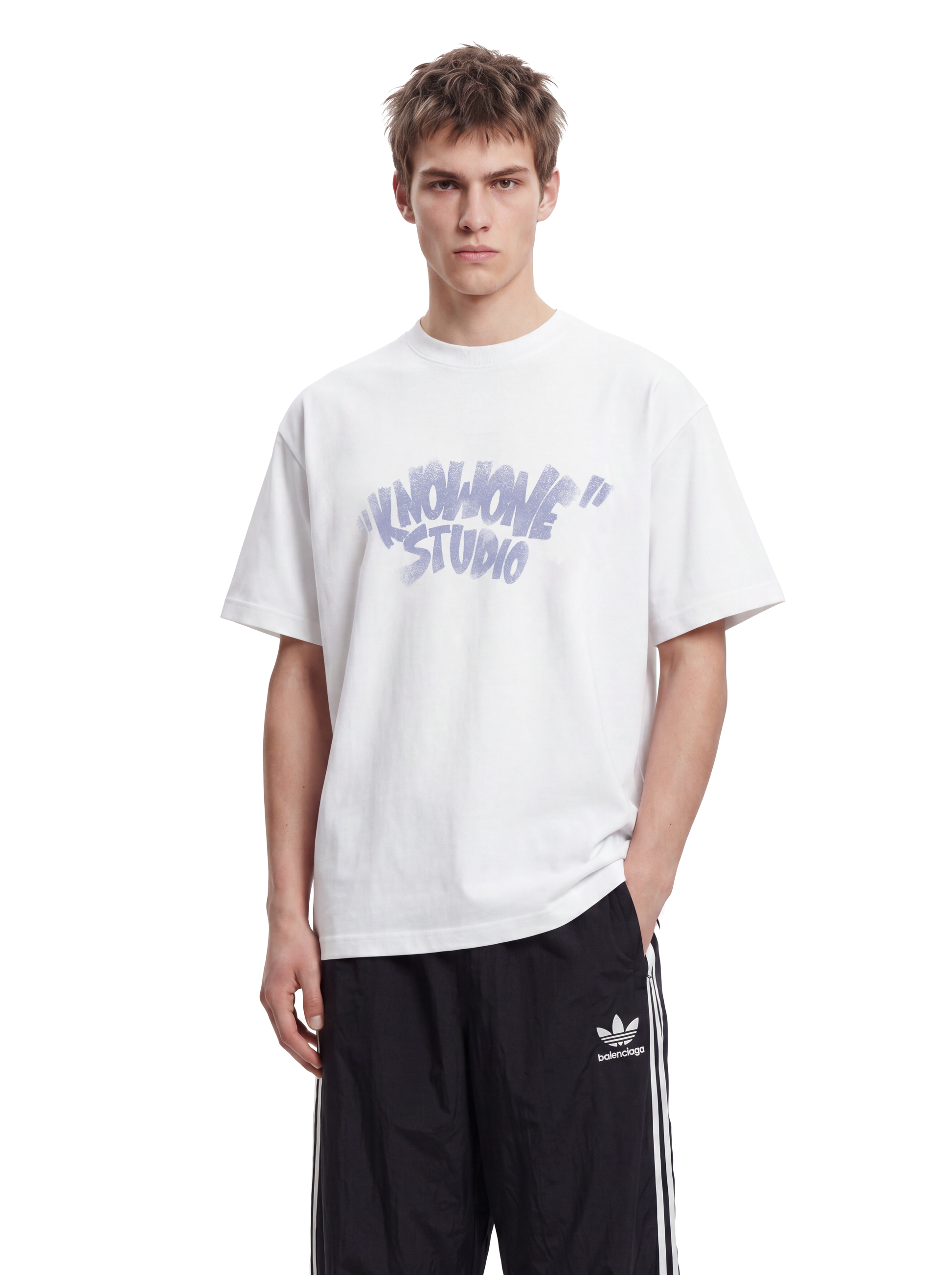 KNOWONE FADED TEE WHITE