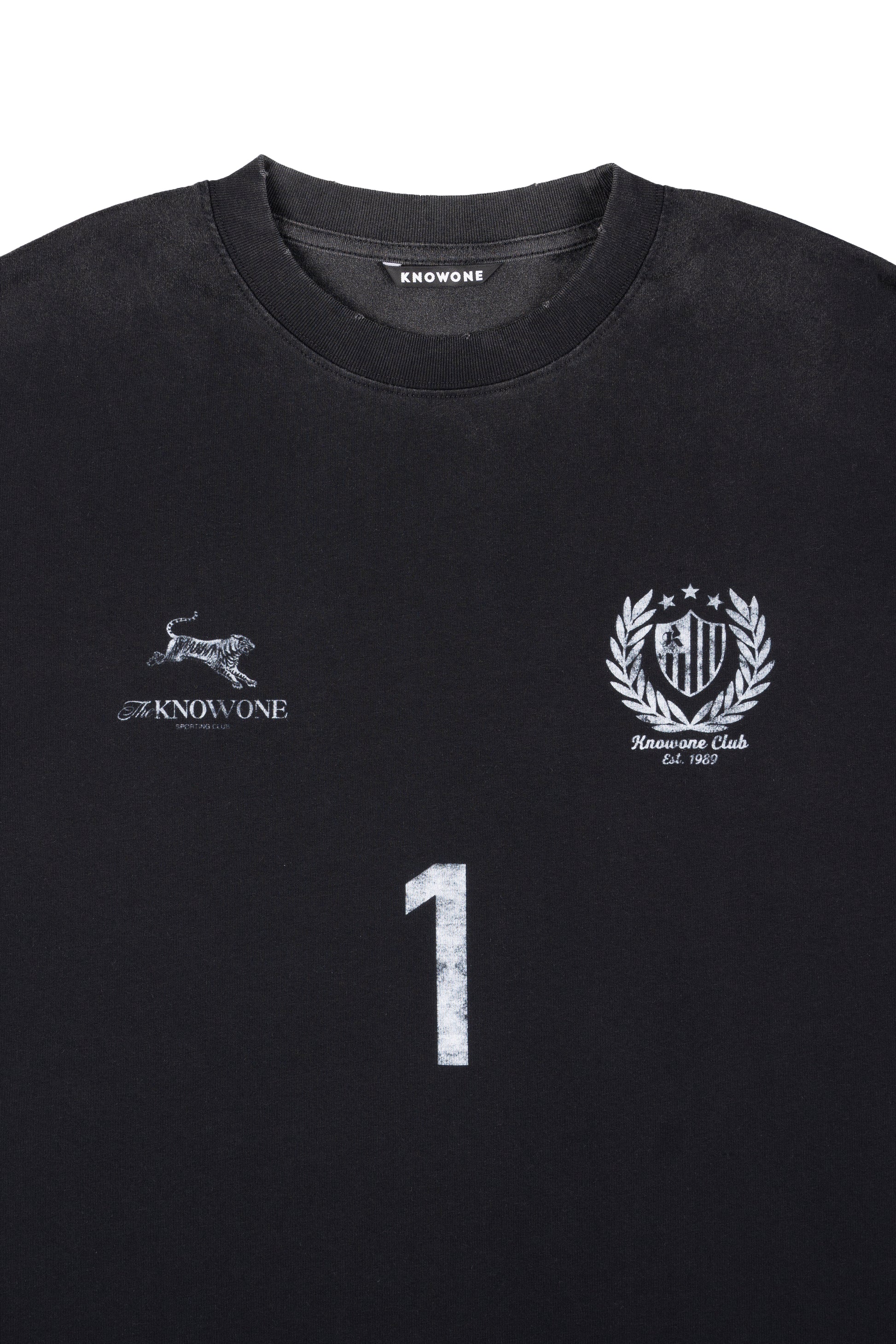 KNOWONE FOOTBALL CLUB TEE BLACK