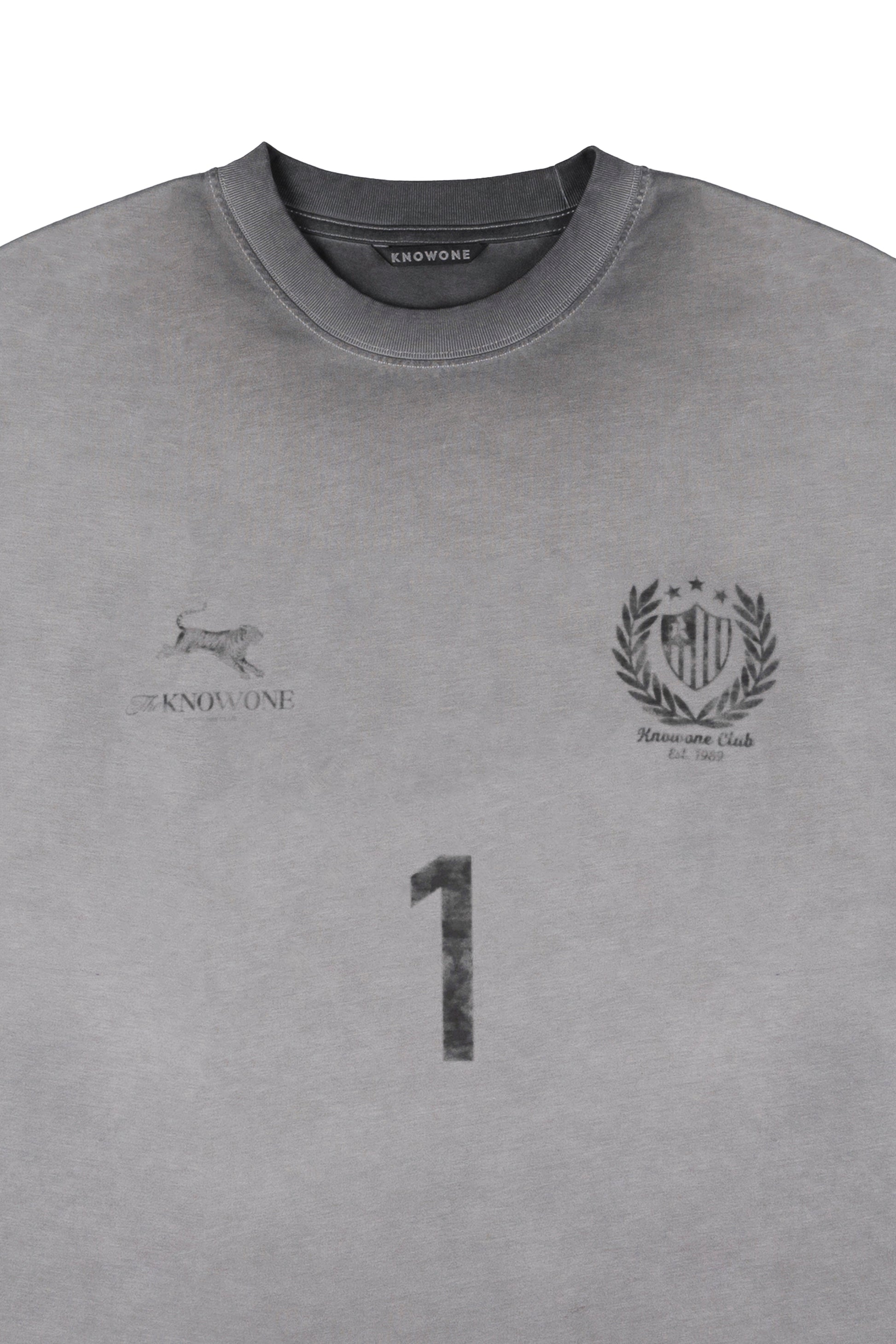 KNOWONE FOOTBALL CLUB TEE GREY