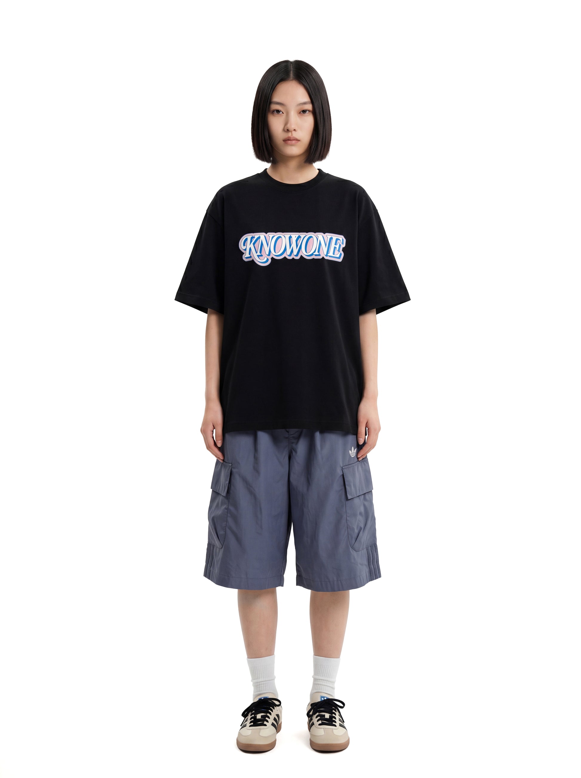 KNOWONE NEON POP TEE BLACK