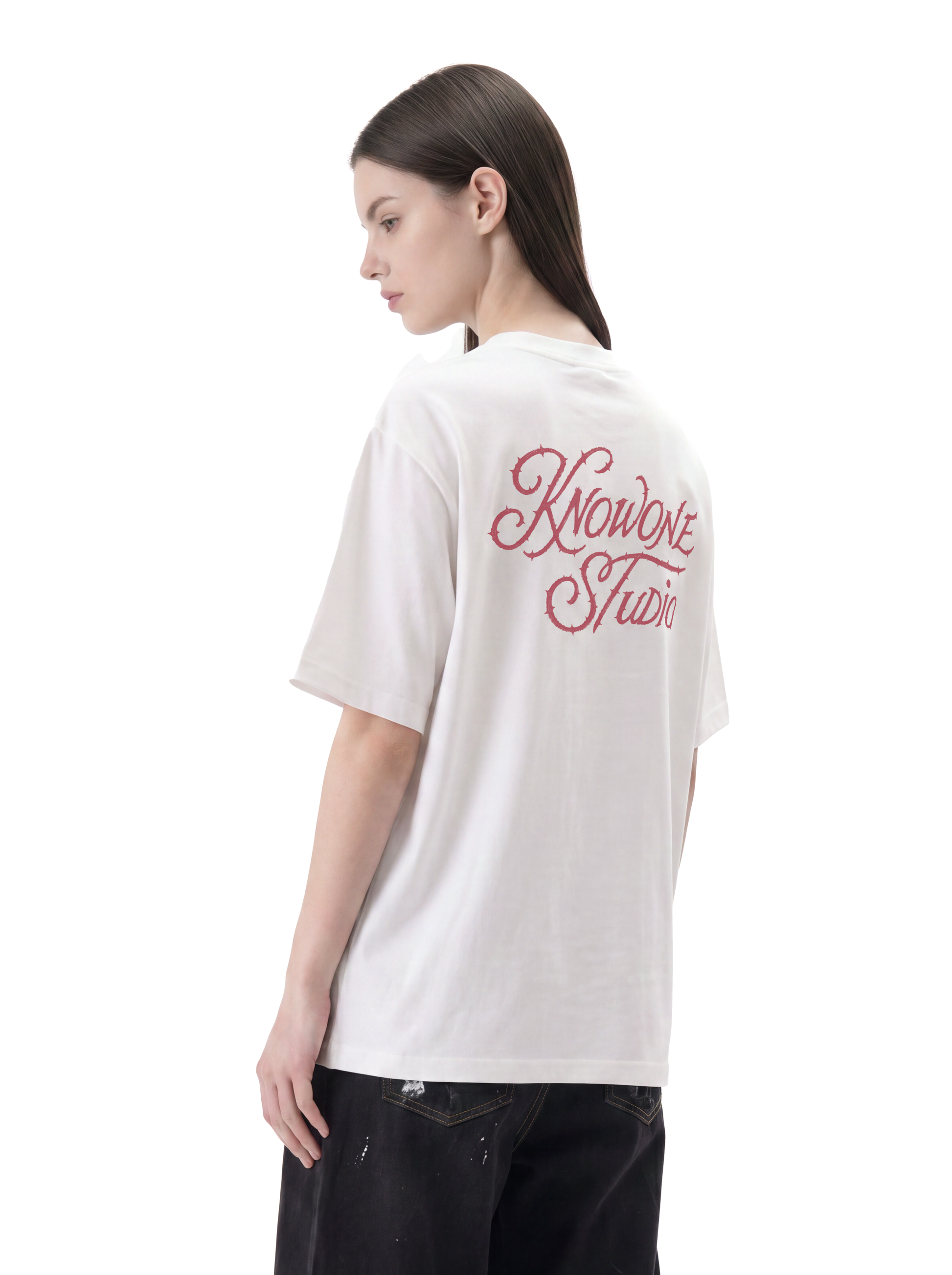KNOWONE VINE TEE WHITE