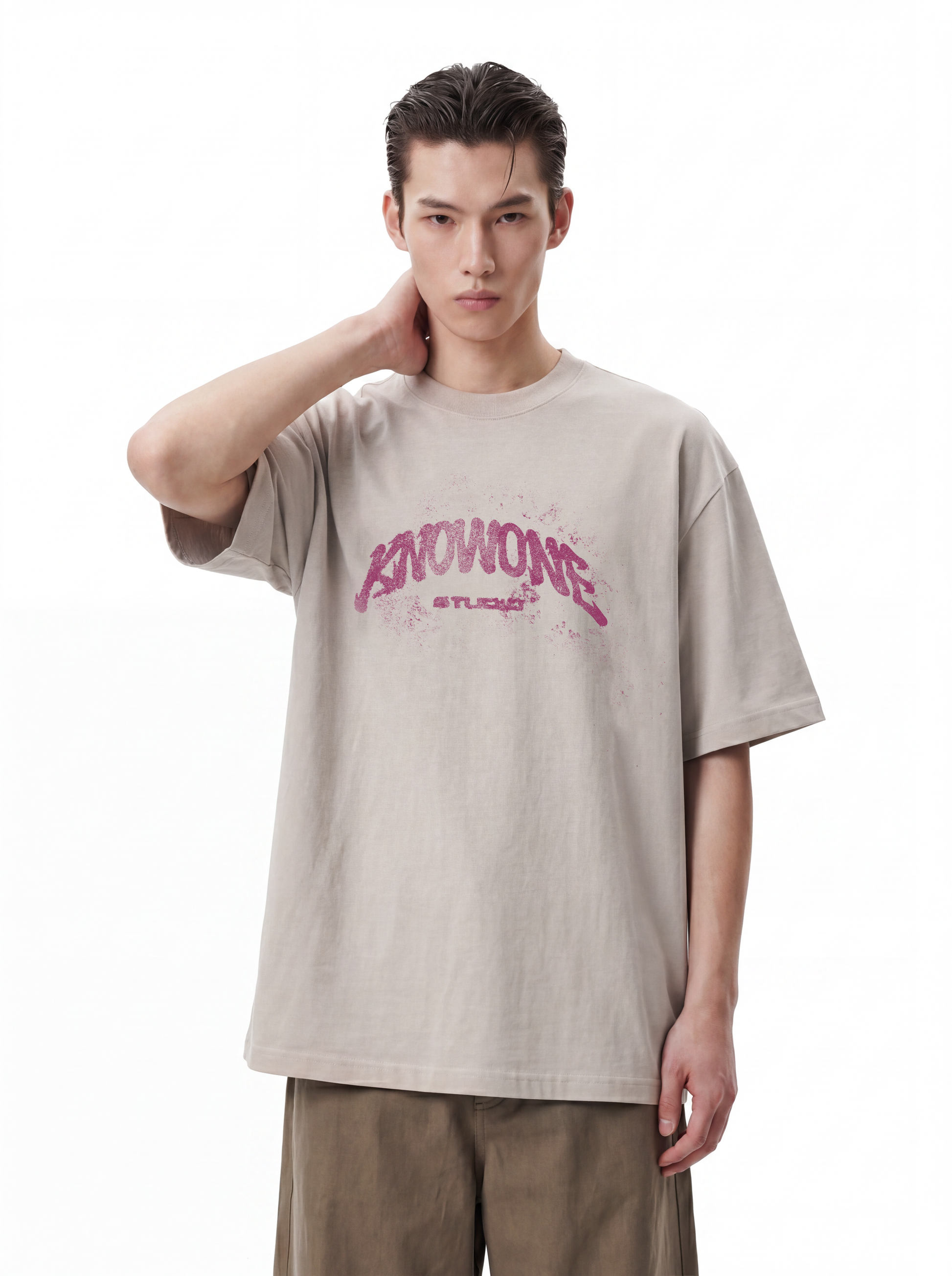 KNOWONE SPLASH TEE ALMOND