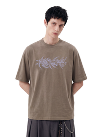 KNOWONE SKETCH TEE BROWN
