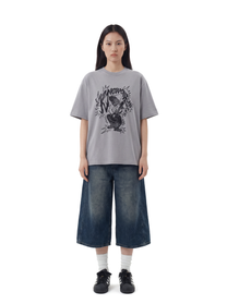 KNOWONE BAND ROCK TEE GREY