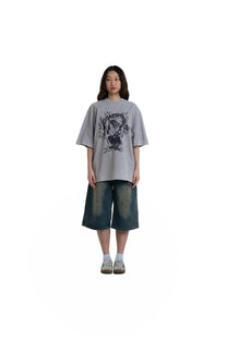 KNOWONE BAND ROCK TEE GREY