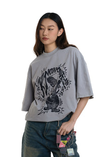 KNOWONE BAND ROCK TEE GREY