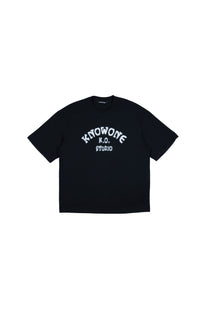 KNOWONE PIXEL LOGO TEE BLACK
