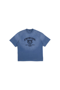 KNOWONE VINTAGE COLLEGE TEE BLUE