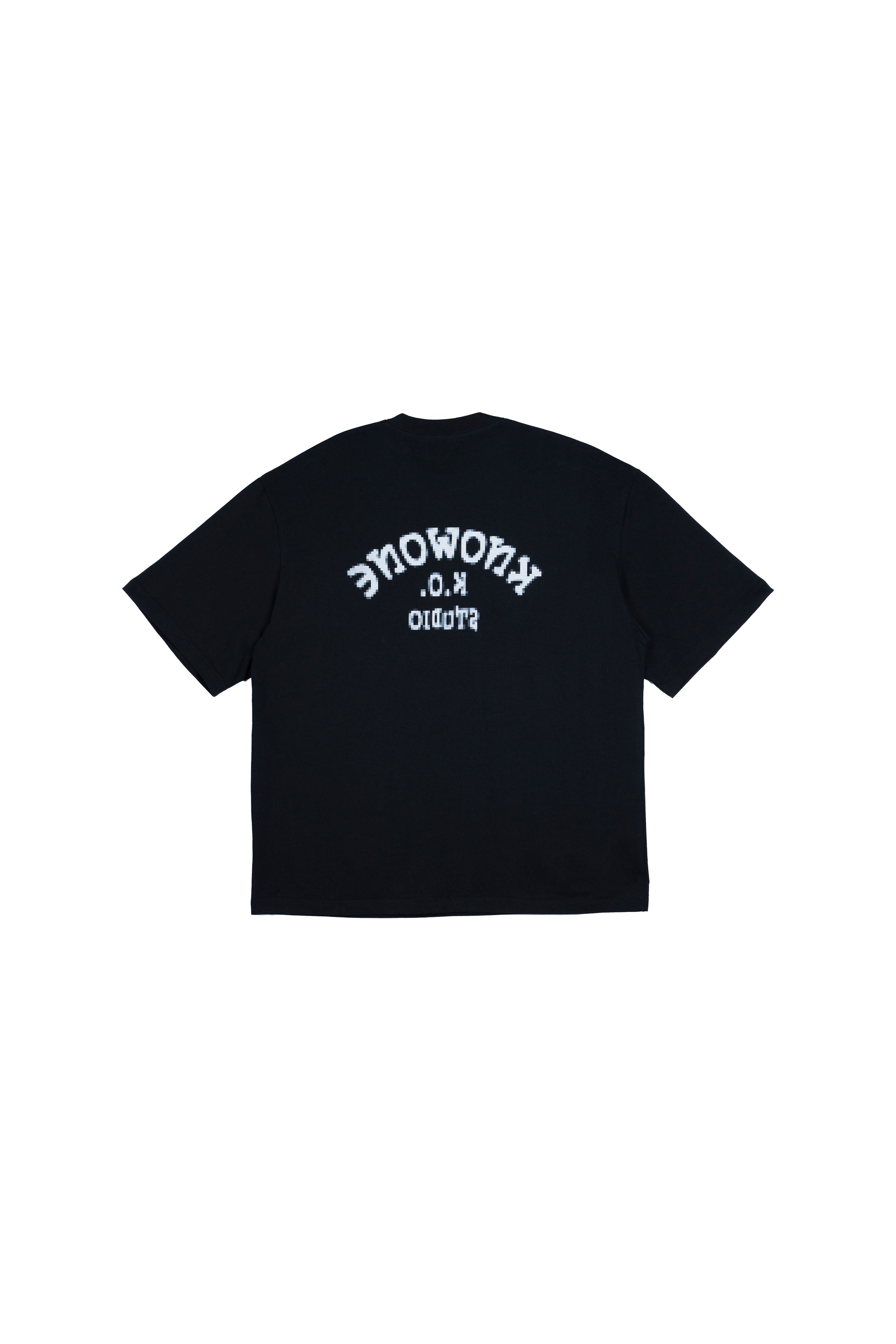 KNOWONE PIXEL LOGO TEE BLACK
