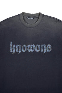 KNOWONE SNAKE PRINT RIVET TEE IRON