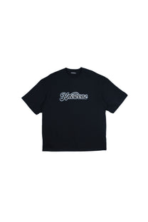KNOWONE SNAKE EMBOSSED LOGO TEE BLACK MAMBA