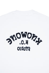 KNOWONE PIXEL LOGO TEE WHITE
