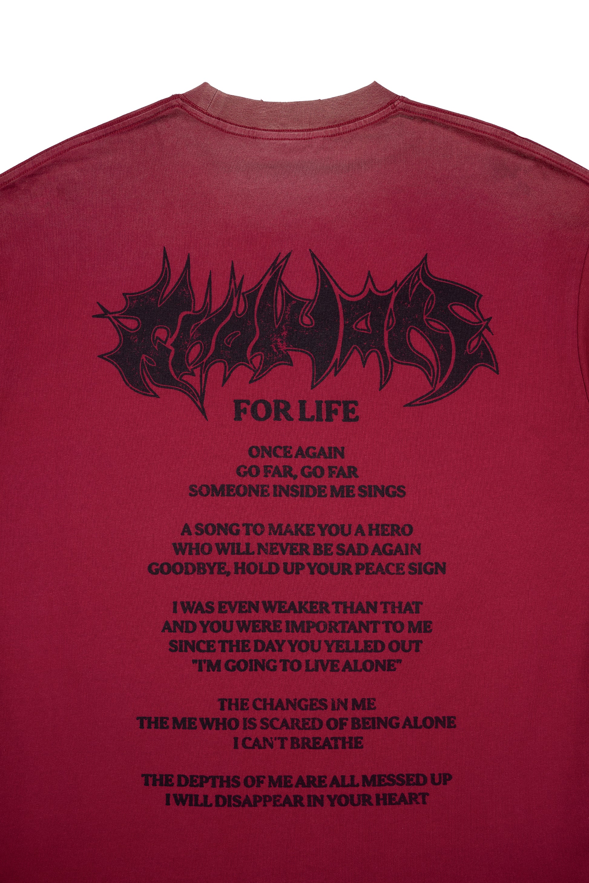 KNOWONE THORNS TEE DARK RED