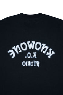KNOWONE PIXEL LOGO TEE BLACK