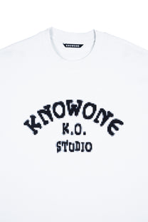 KNOWONE PIXEL LOGO TEE WHITE