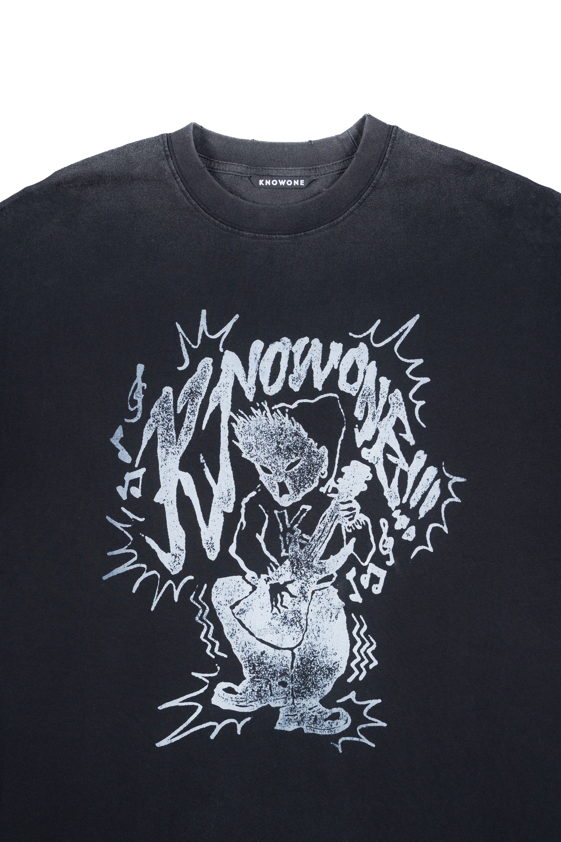 KNOWONE BAND ROCK TEE BLACK