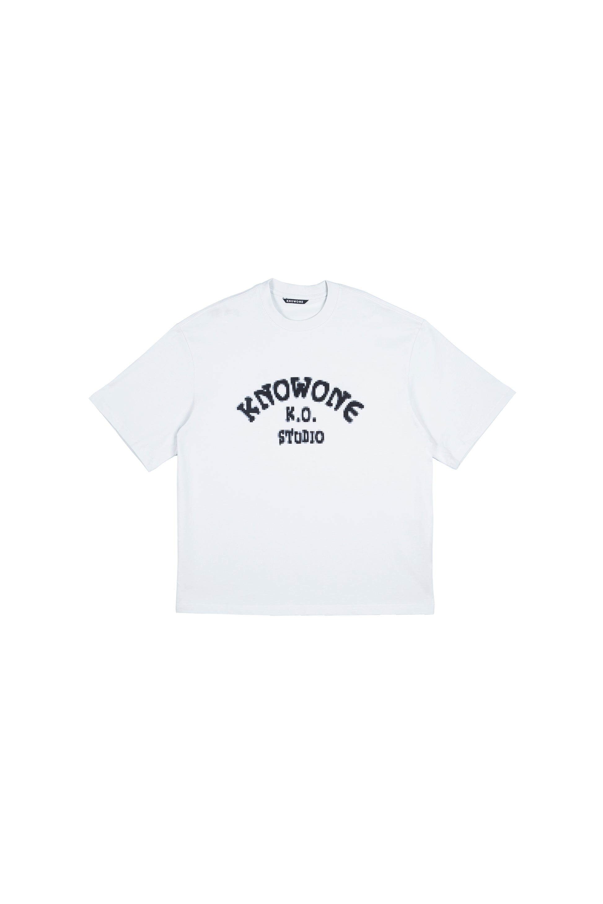 KNOWONE PIXEL LOGO TEE WHITE