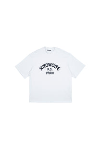 KNOWONE PIXEL LOGO TEE WHITE