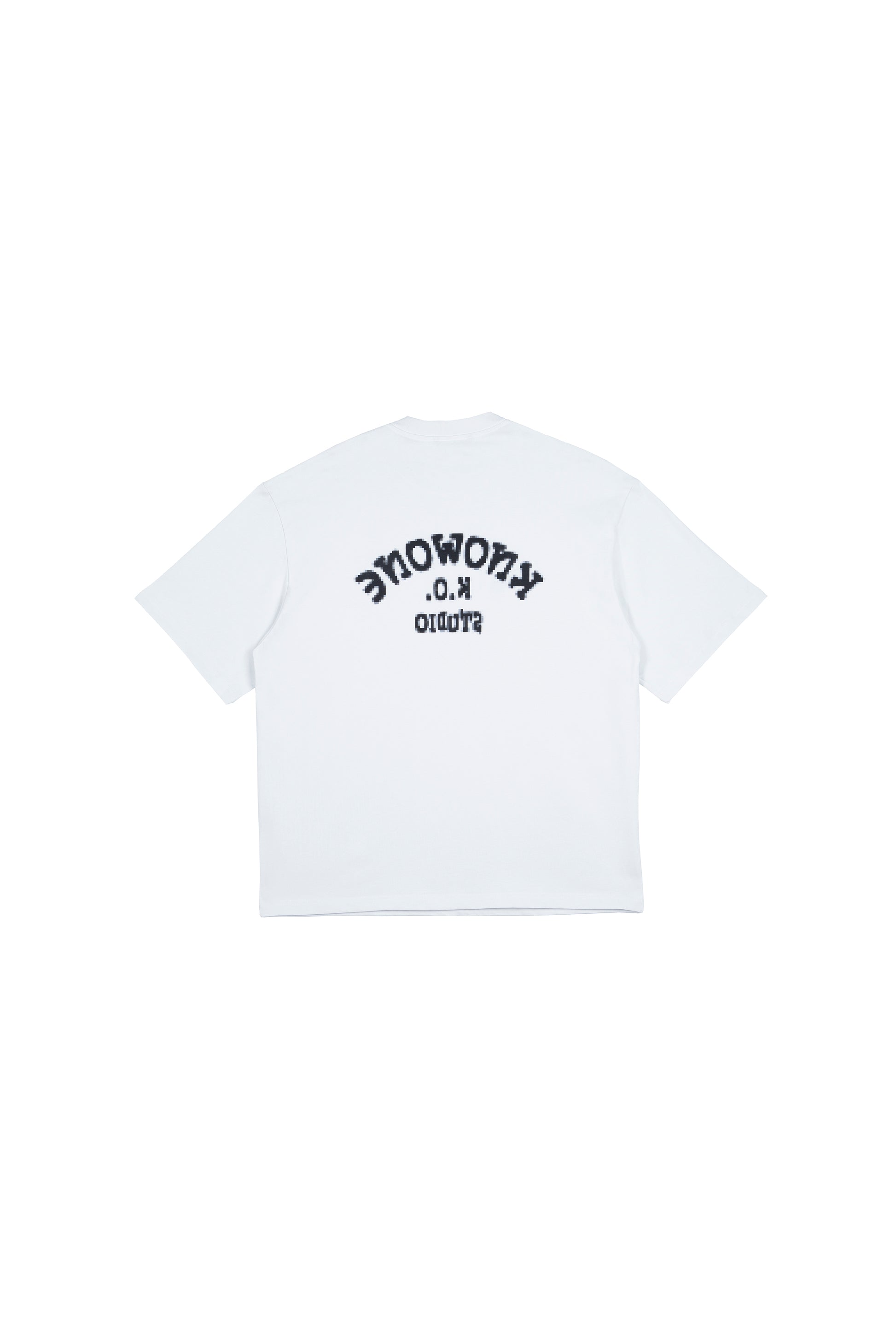 KNOWONE PIXEL LOGO TEE WHITE